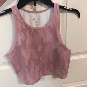BuffBunny Mauve Camo Crop Top